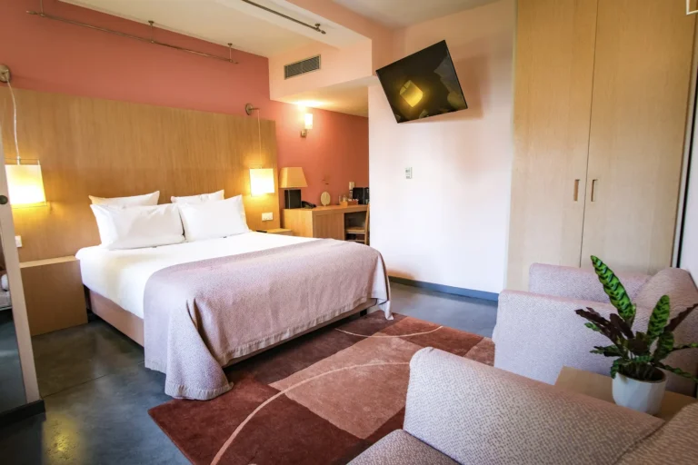 Chambre Lac Jardin avec télévision et grande armoire